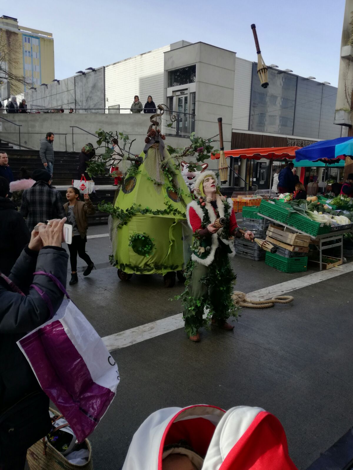 lutin, musicien, jongleur, acrobate