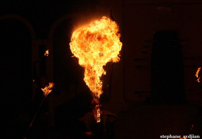 cracheur feu