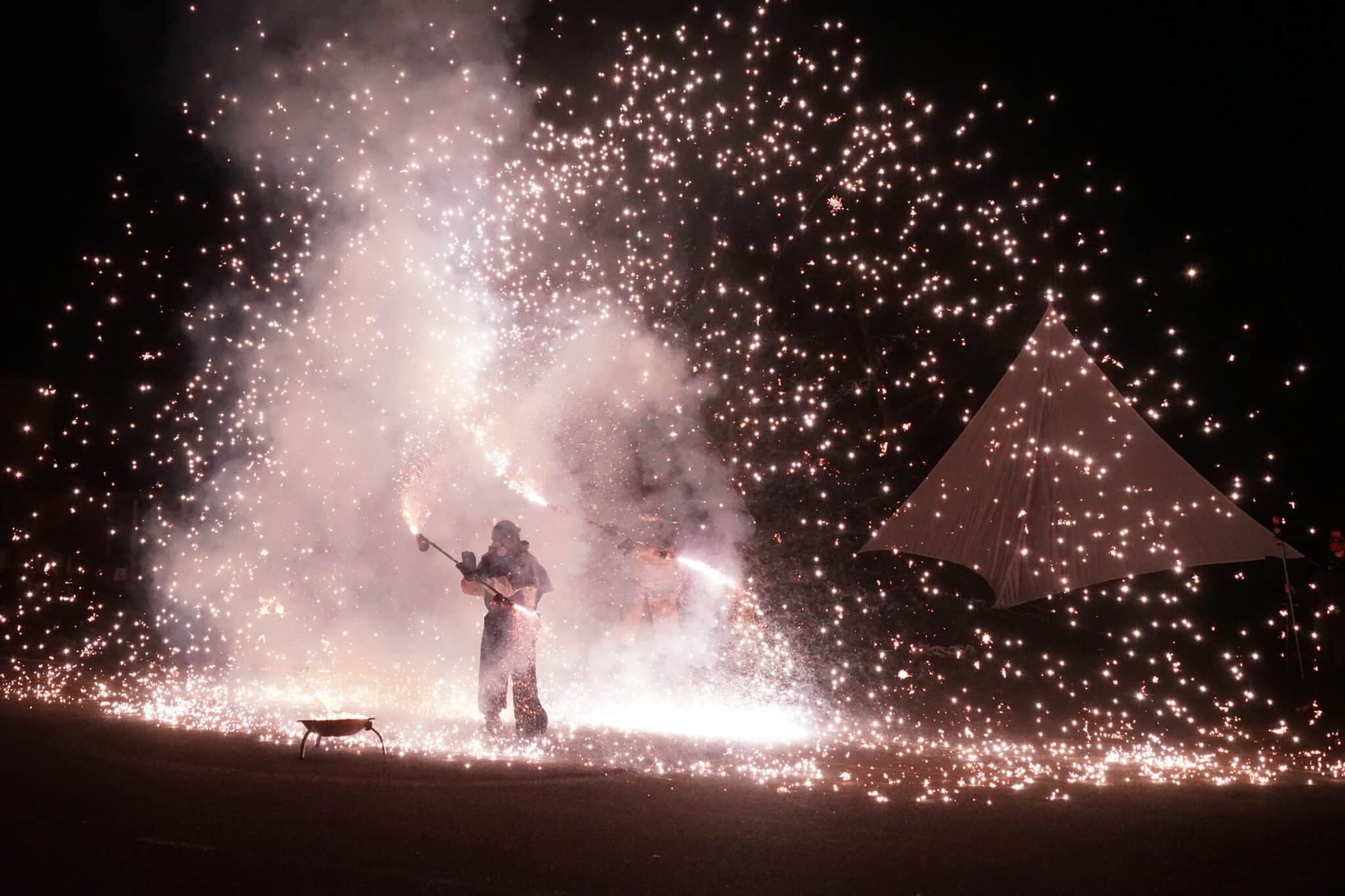 Ignescence spectacle de Feu, cracheur de feu