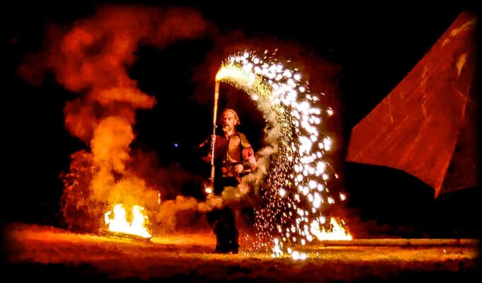 ignescence, spectacle de feu
