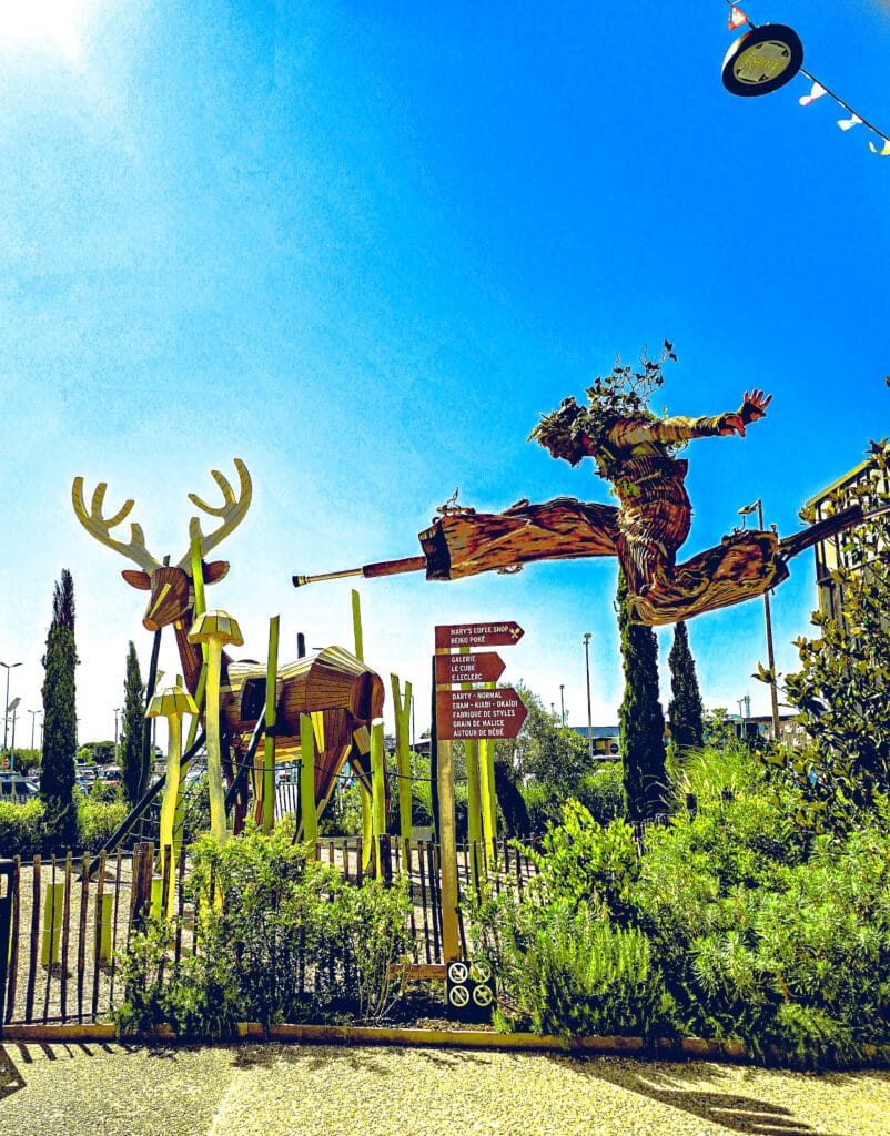 les esprits de la forêt au centre commercial