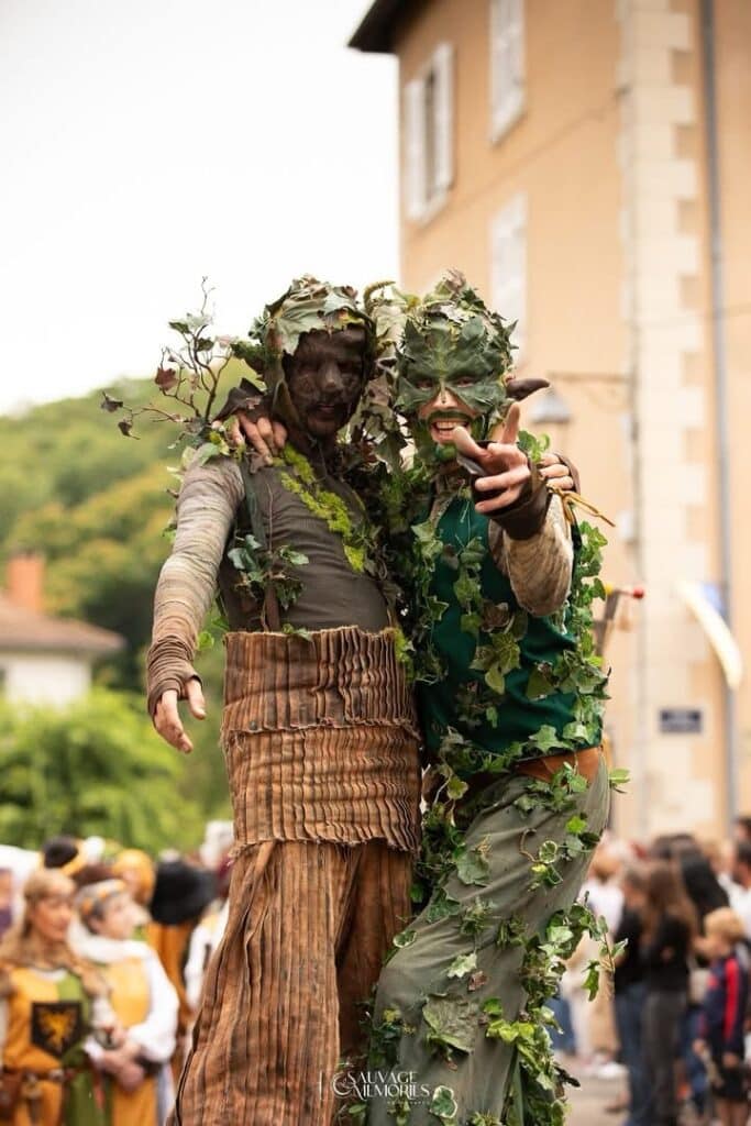 Les esprits de la forêt étaient de sortie pour les 20 ans de la fête médiévale de Crémieu.