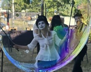 les endimanchés bulles et accordeon au programme